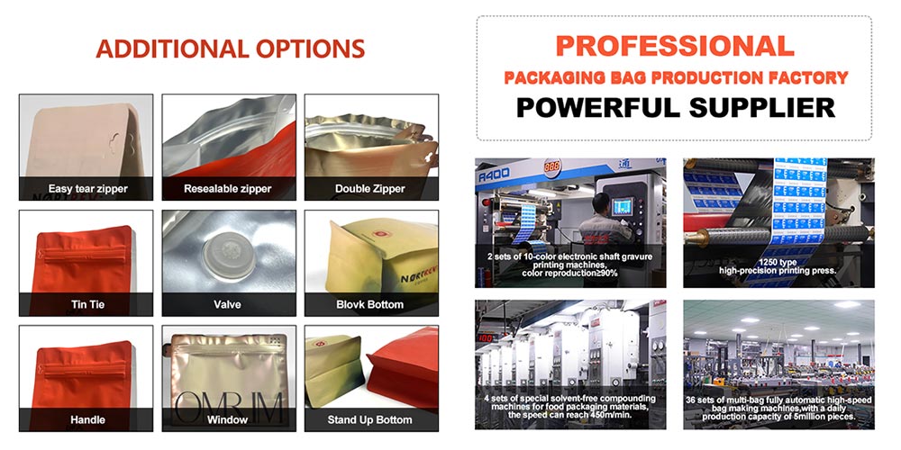 Moisture-proof and light-proof coffee packaging bags